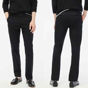 J. Crew Factory Straight Fit Flex Chino Pants Black Size 31x32 Casual Work Wear